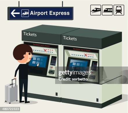Ticket machine user Ticket machine user