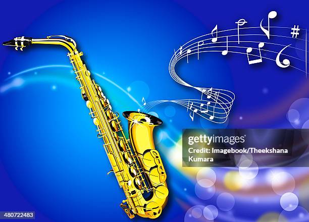 Saxophone And Music High-Res Vector Graphic - Getty Images