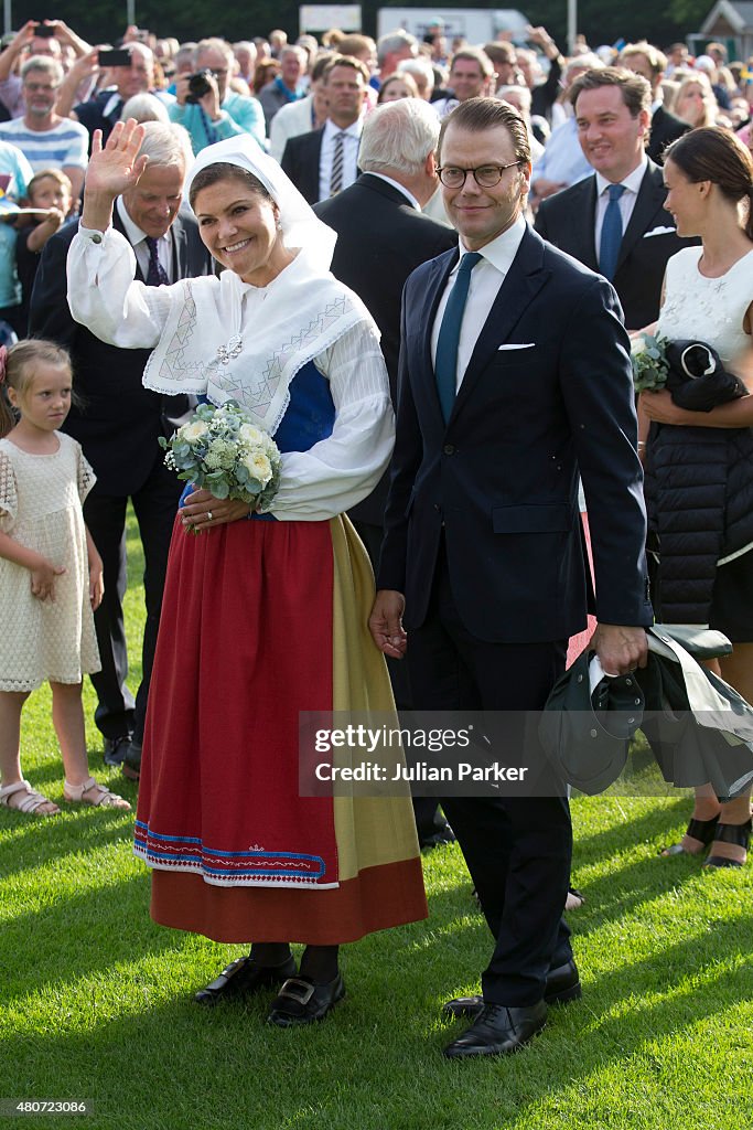 Crown Princess Victoria Of Sweden Birthday Celebritions - Evening Concert