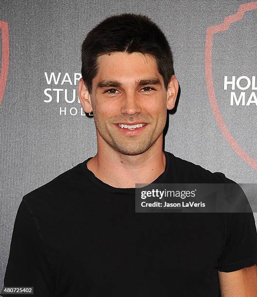 Justin Gaston attends the unveiling of Warner Bros. Studio expansion at Warner Bros. Studios on July 14, 2015 in Burbank, California.