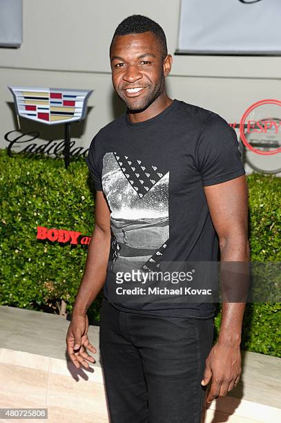 Player Mark Clayton attends BODY at ESPYs at Milk Studios on July 14, 2015 in Hollywood, California.