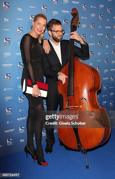 Giulia Siegel attends the screening of the series 'Mr Selfridge' at Karstadt on March 26, 2014 in Munich, Germany.