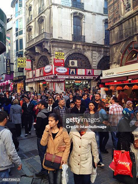 spice bazaar exterior in eminonu district - turkish delight stock pictures, royalty-free photos & images