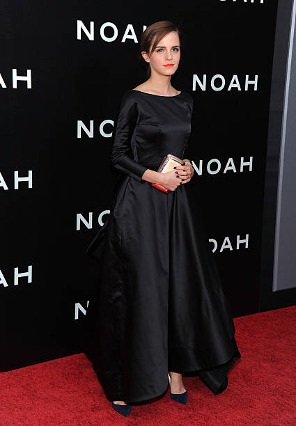 Actress Emma Watson attends the "Noah" New York premiere at Ziegfeld Theatre on March 26, 2014 in New York City.
