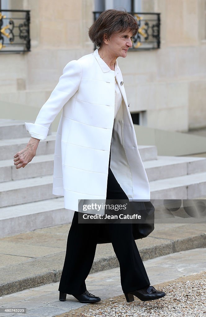 'Conseil Des Ministres' At Elysee Palace