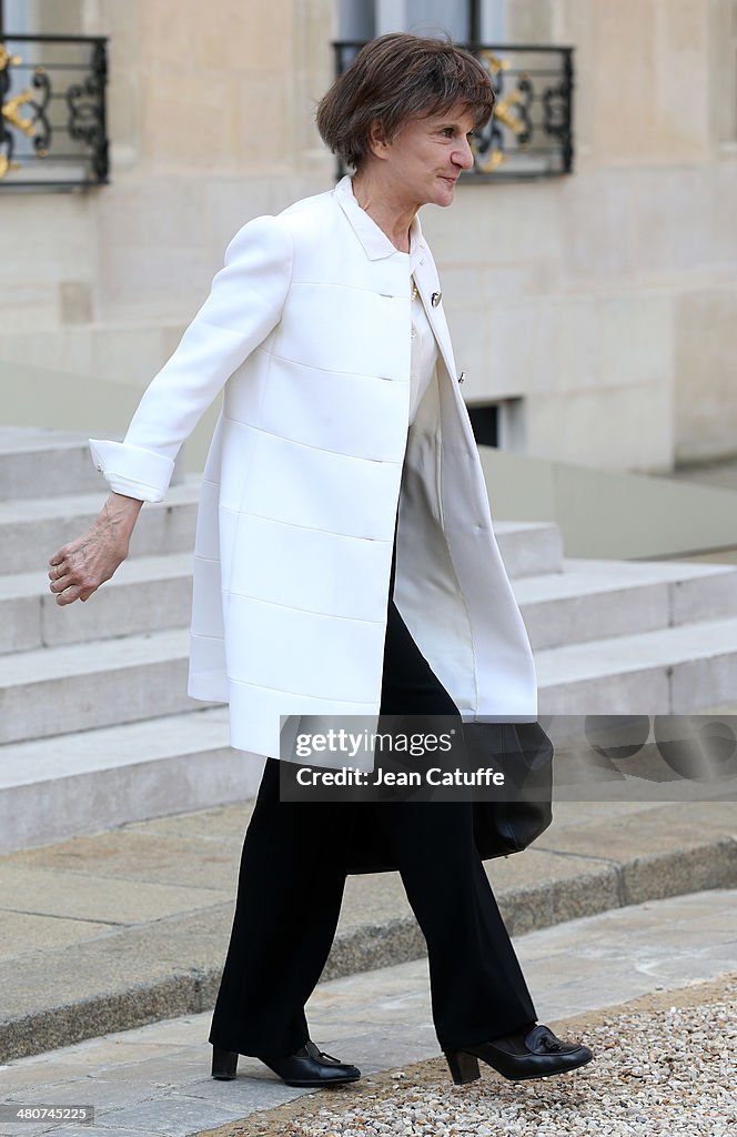 'Conseil Des Ministres' At Elysee Palace