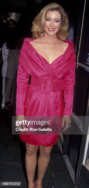 Nancy Stafford attends 26th Annual Academy of Country Music Awards on April 24, 1991 at the Universal Ampitheater in Universal City, California.