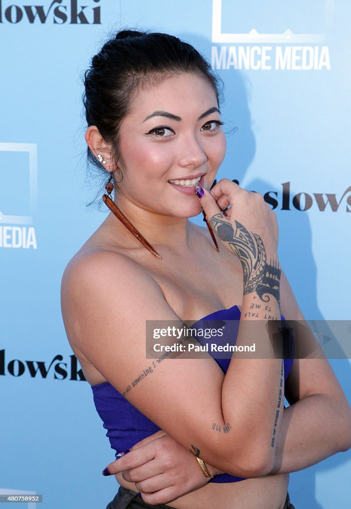 Sam Aoki Actress Sam Aotaki attends the screening of Mance Media's