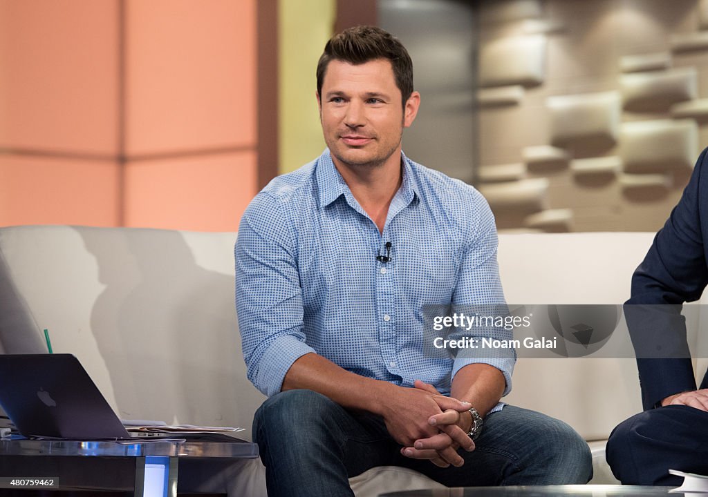 Nick Lachey Visits "Fox & Friends"