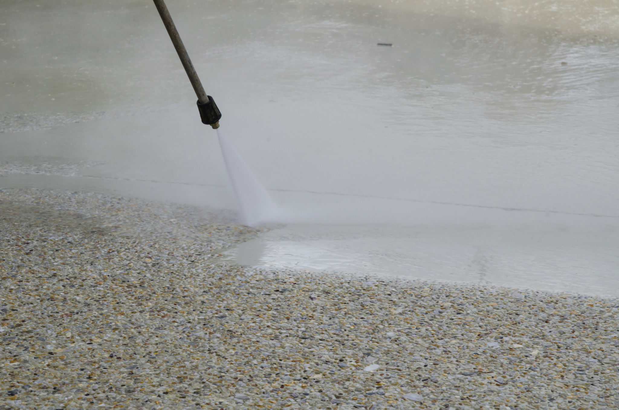 exposed aggregate driveway