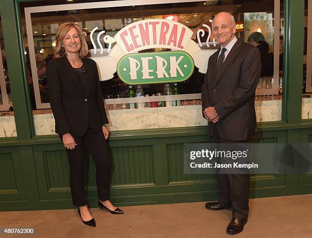 Dee Dee Myers and Warner Bros. Entertainment Vice Chairman Ed Romano attend the Warner Bros. Studio Tour Hollywood Expansion Official Unveiling,...