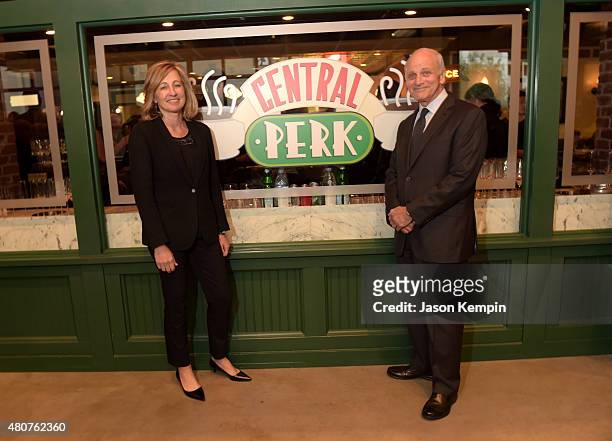 Dee Dee Myers and Warner Bros. Entertainment Vice Chairman Ed Romano attend the Warner Bros. Studio Tour Hollywood Expansion Official Unveiling,...