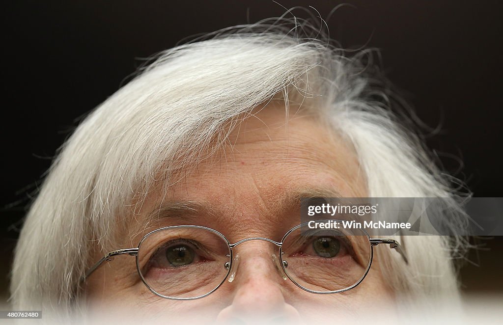 Federal Reserve Chairwoman Janet Yellen Testifies To House Committee On State Of Economy