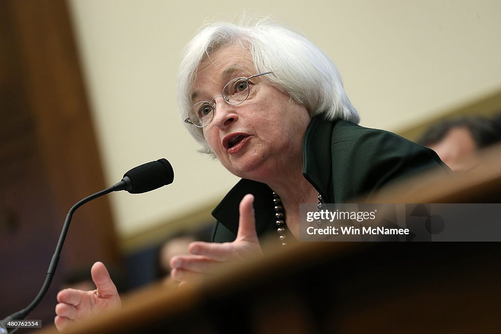 Federal Reserve Chairwoman Janet Yellen Testifies To House Committee On State Of Economy