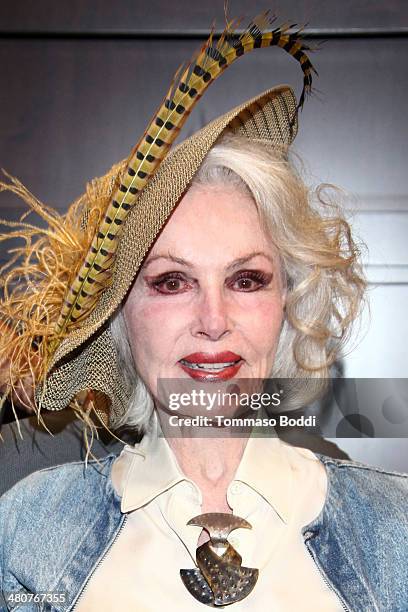 Actress Julie Newmar attends the "Nothing Like A Dame: Conversations With The Great Women Of Musical Theatre" book launch held at Barnes & Noble...