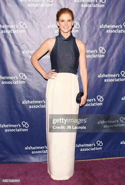 Sarah Rafferty attends "A Night At Sardi's" To Benefit The Alzheimer's Association held at the Beverly Hitlon Hotel on March 26, 2014 in Beverly...