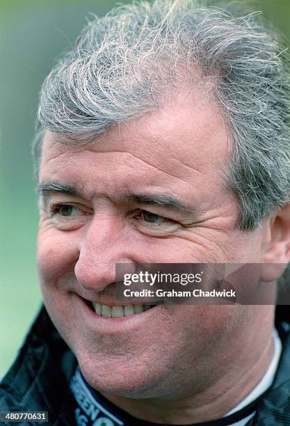 Manager Terry Venables at a training session of the England national football team at the Bisham Abbey sports centre in Berkshire, 27th April 1996.