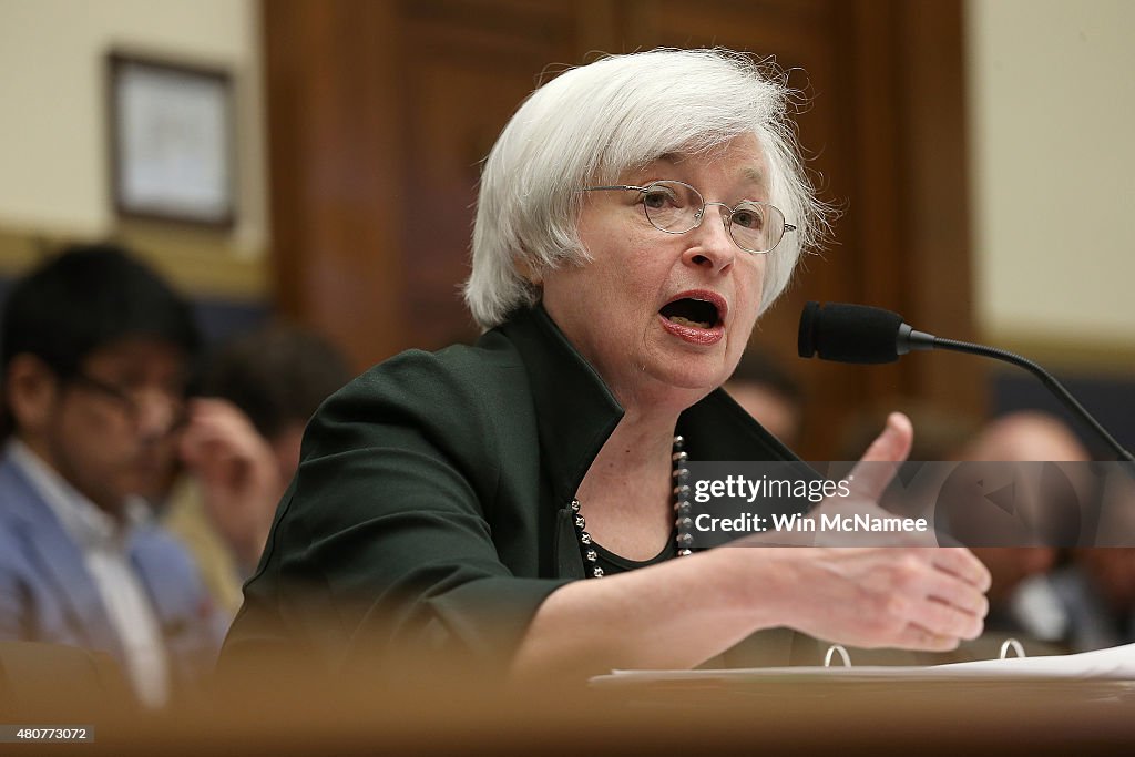 Federal Reserve Chairwoman Janet Yellen Testifies To House Committee On State Of Economy