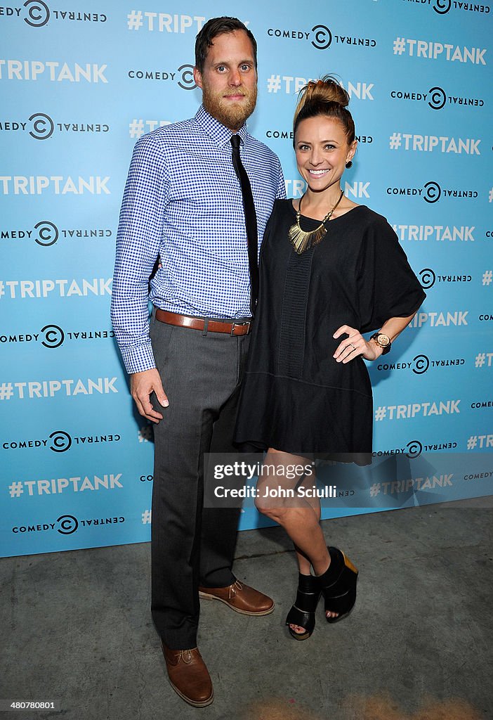 Brandon Breault and Christine Lakin attends Comedy Central's... News
