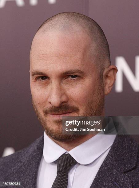 Director Darren Aronofsky attends the "Noah" New York Premiere at Ziegfeld Theatre on March 26, 2014 in New York City.