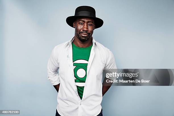 Actor D.B. Woodside of 'Lucifer' poses for a portrait at the Getty Images Portrait Studio Powered By Samsung Galaxy At Comic-Con International 2015...