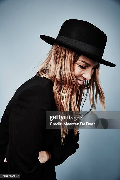 Actress Lauren German of 'Lucifer' poses for a portrait at the Getty Images Portrait Studio Powered By Samsung Galaxy At Comic-Con International 2015...