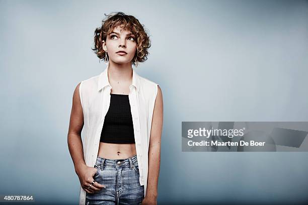 Actress Camren Bicondova of 'Gotham' poses for a portrait at the Getty Images Portrait Studio Powered By Samsung Galaxy At Comic-Con International...
