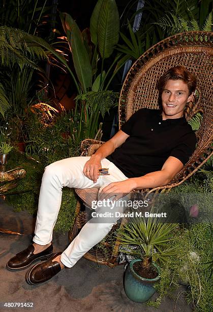 Oliver Cheshire attends Piaget 'Mediterranean Garden' Summer Party on July 15, 2015 in London, England.