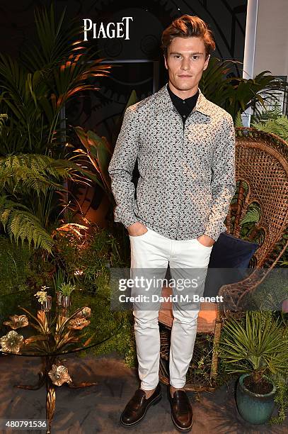 Oliver Cheshire attends Piaget 'Mediterranean Garden' Summer Party on July 15, 2015 in London, England.