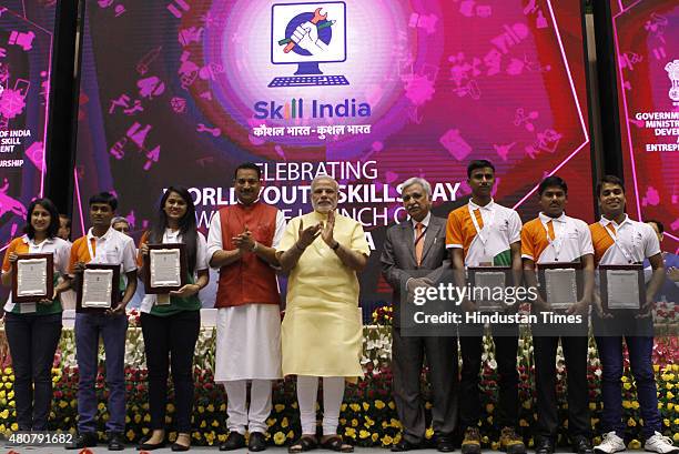 Skill Development Modi 19 Prime Minister Narendra Modi Launches National Mission For Skill ...