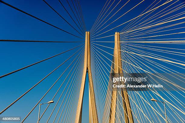 bandra-worli sealink - mumbai bridge stock pictures, royalty-free photos & images