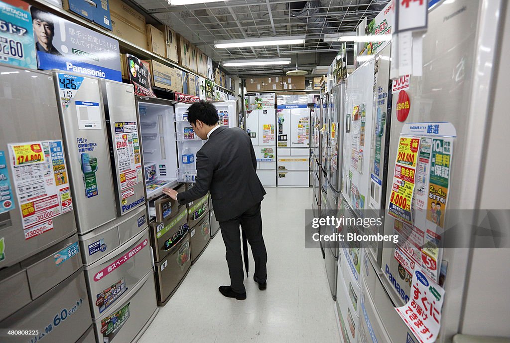 Inside A Bic Camera Inc. Electronics Store Ahead Of Sales Tax Hike