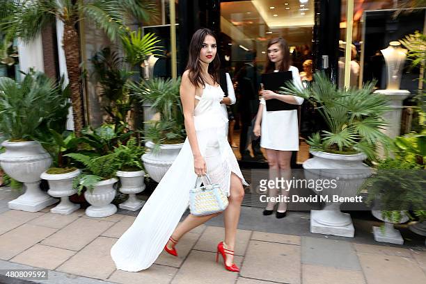 Doina Ciobanu attends Piaget 'Mediterranean Garden' Summer Party on July 15, 2015 in London, England.