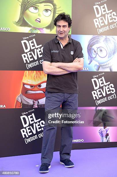 Pepe Rodriguez attends the 'Inside Out' Premiere at Callao Cinema on July 15, 2015 in Madrid, Spain.