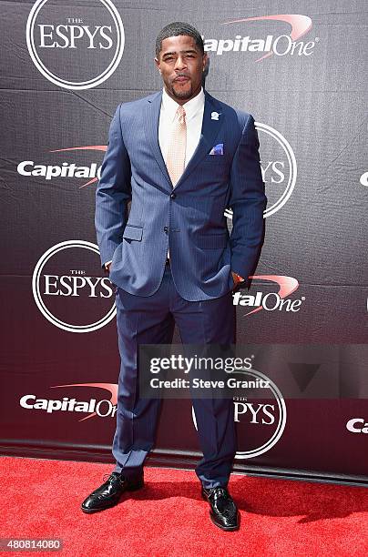 Player Malcolm Butler attends The 2015 ESPYS at Microsoft Theater on July 15, 2015 in Los Angeles, California.