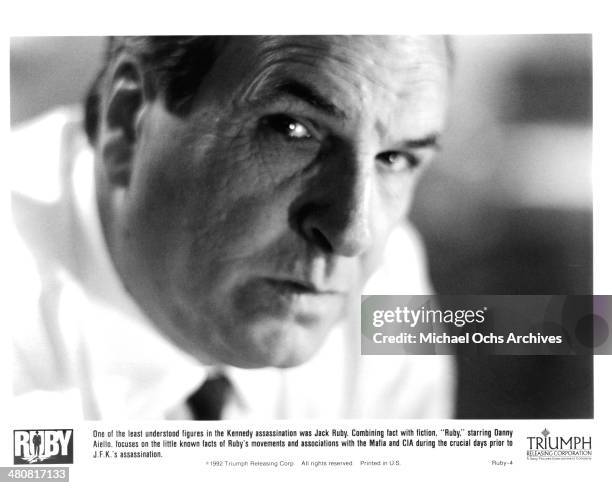 Actor Danny Aiello as Jack Ruby in the Triumph movie "Ruby" , circa 1992.