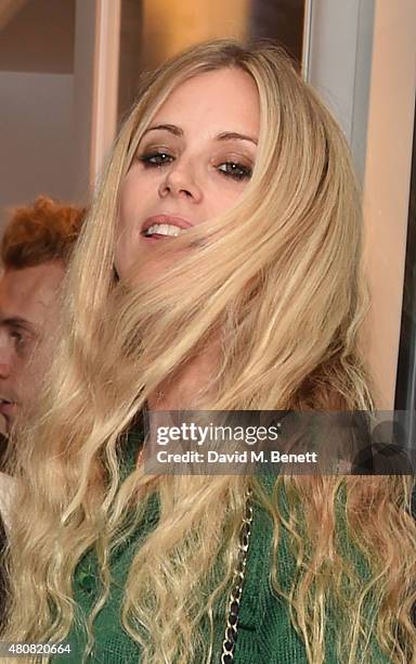 Laura Bailey attends The Laslett pre-opening drinks reception at The Laslett on July 15, 2015 in London, England.