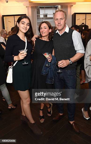 Guests attend The Laslett pre-opening drinks reception at The Laslett on July 15, 2015 in London, England.
