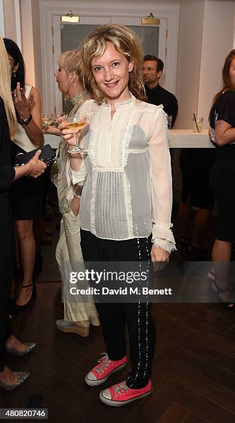 Lara Cazalet attends The Laslett pre-opening drinks reception at The Laslett on July 15, 2015 in London, England.