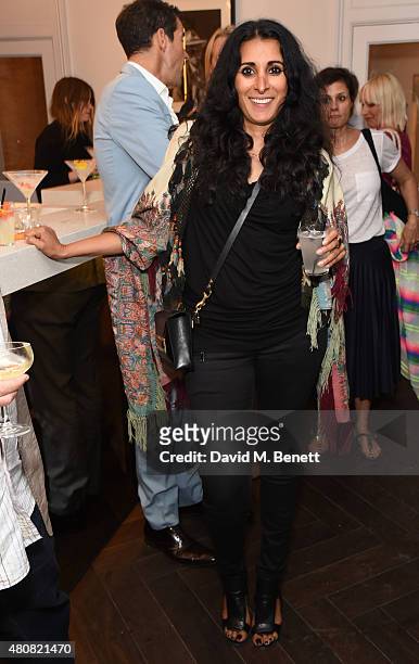 Serena Rees attends The Laslett pre-opening drinks reception at The Laslett on July 15, 2015 in London, England.