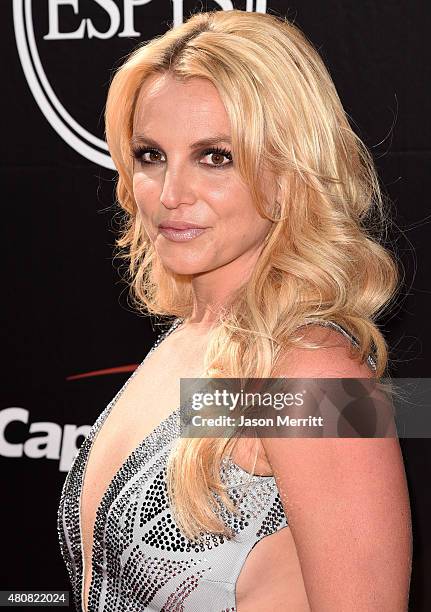 Singer Britney Spears attends The 2015 ESPYS at Microsoft Theater on July 15, 2015 in Los Angeles, California.