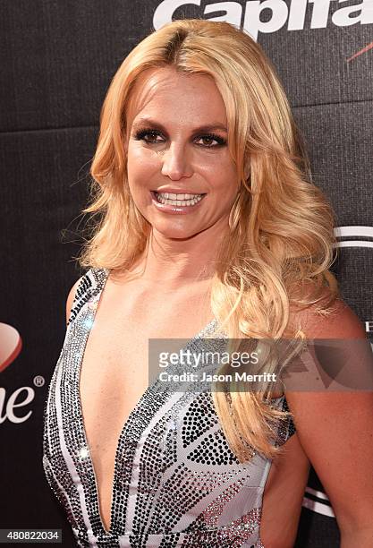 Singer Britney Spears attends The 2015 ESPYS at Microsoft Theater on July 15, 2015 in Los Angeles, California.