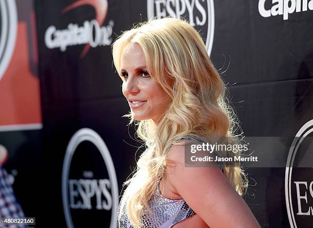 Singer Britney Spears attends The 2015 ESPYS at Microsoft Theater on July 15, 2015 in Los Angeles, California.