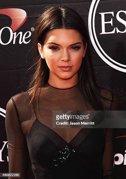 Model Kendall Jenner attends The 2015 ESPYS at Microsoft Theater on July 15, 2015 in Los Angeles, California.