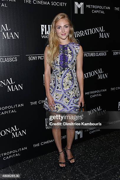 AnnaSophia Robb attends Sony Pictures Classics "Irrational Man" premiere hosted by Fiji Water, Metropolitan Capital Bank and The Cinema Society on...