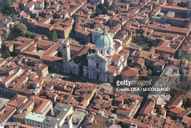 Aerial view of Brescia - Lombardy Region, Italy
