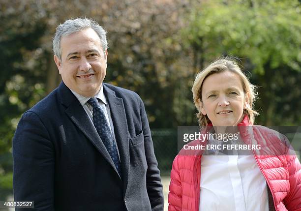 French right-wing UMP party candidate for the 2014 mayoral election in the 5th district of Paris Florence Berthout , and number two of her list for...