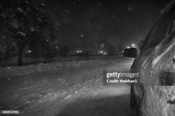 usa, indiana, hamilton county, fishers, winter storm - fishers indiana stock pictures, royalty-free photos & images