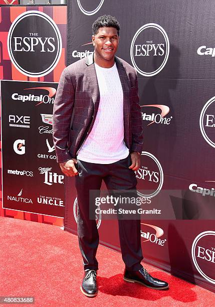 Player Julius Thomas attends The 2015 ESPYS at Microsoft Theater on July 15, 2015 in Los Angeles, California.