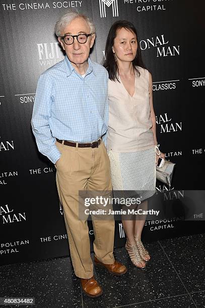 Woody Allen and Soon-Yi Previn attend Sony Pictures Classics "Irrational Man" premiere hosted by Fiji Water, Metropolitan Capital Bank and The Cinema...